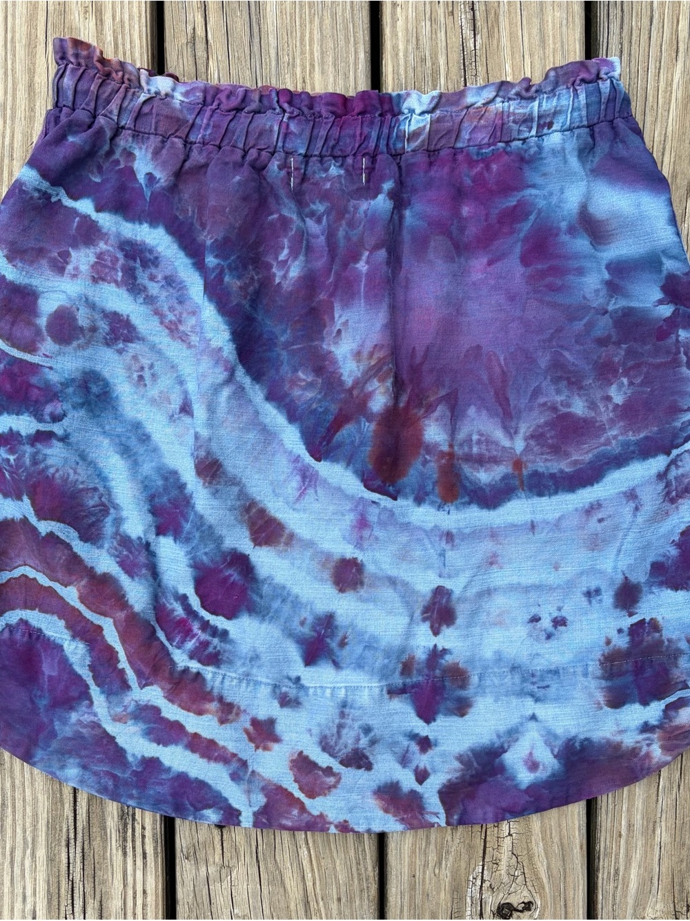 cloth & stone Ice Dyed Drawstring Mini Skirt - Picture 5 of 6